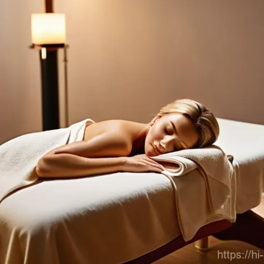 스트레스 해소를 위한 마사지와 스파 - **Prompt for Swedish Massage:**
    "A serene, professional spa setting bathed in soft, warm lightin...